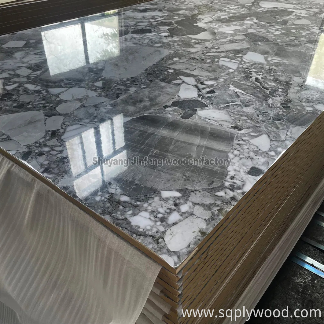 Marble Color UV Sheet High Gloss Pet Coated Melamine MDF